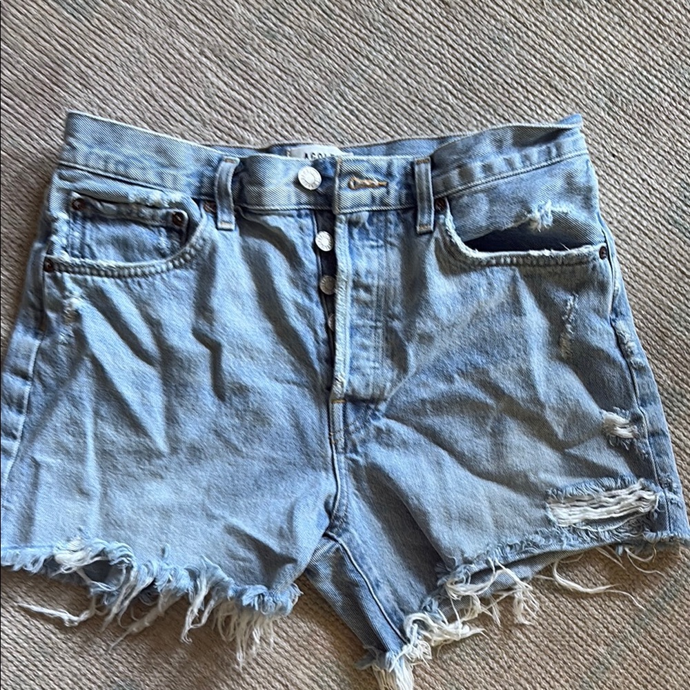 Agolde cut off shorts